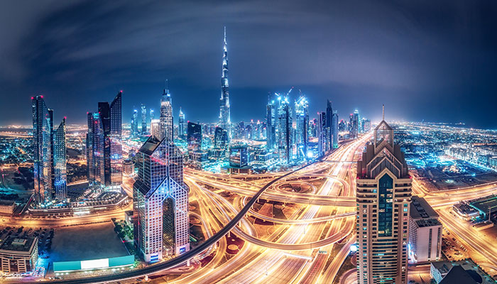 FPI Top 10 | Dubai from the sky at night