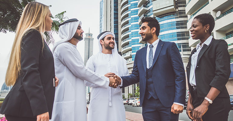 FPI Top 10 | Man shaking hands after business meeting in Dubai